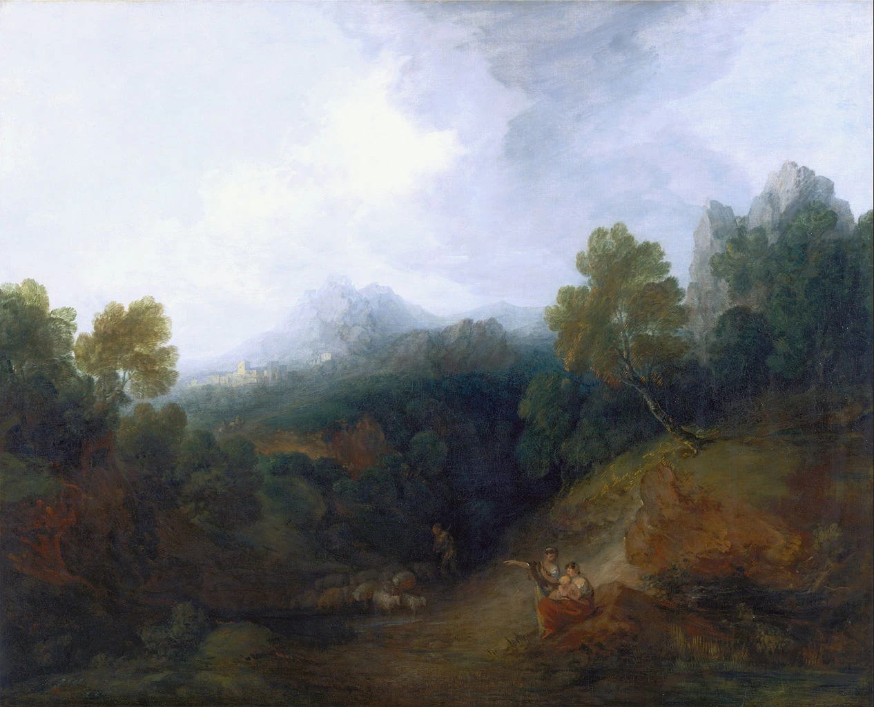 Paesaggio con gregge di pecore - Yale Center for British Art, New Haven